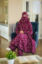 Linen Plazo-Khimar Set - Image 2