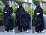 Linen Plazo-Khimar Set - Image 3
