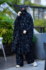 Linen Plazo-Khimar Set - Image 2