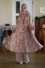 Linen Plazo-Khimar Set - Image 5