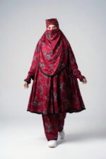 Linen Plazo-Khimar Set - Image 2