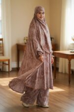 Linen Plazo-Khimar Set - Image 4
